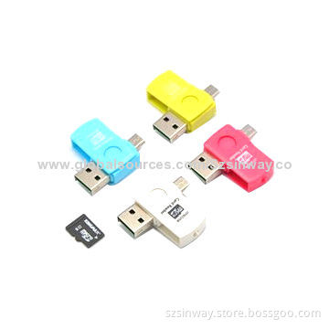Mini Smartphone Readers with Free Logo, Support Micro SD Card